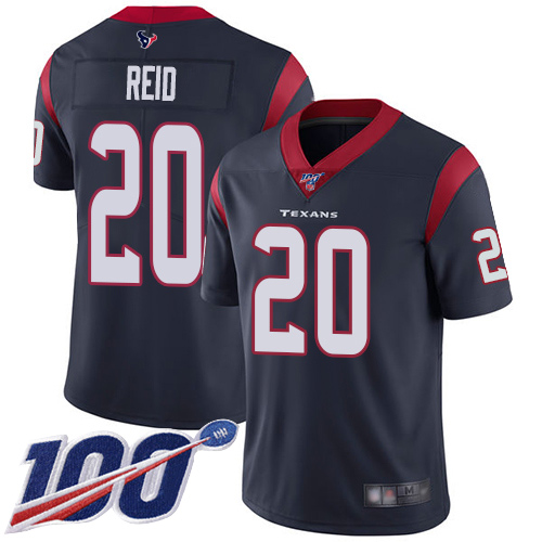 Houston Texans Limited Navy Blue Men Justin Reid Home Jersey NFL Football 20 100th Season Vapor Untouchable